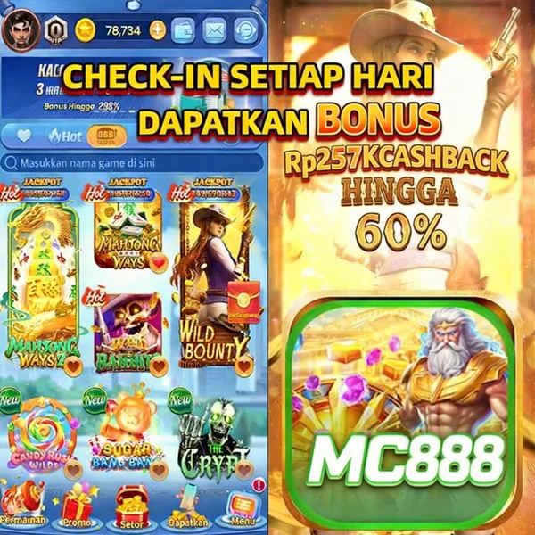 MC888 Bonus Member Baru 100%